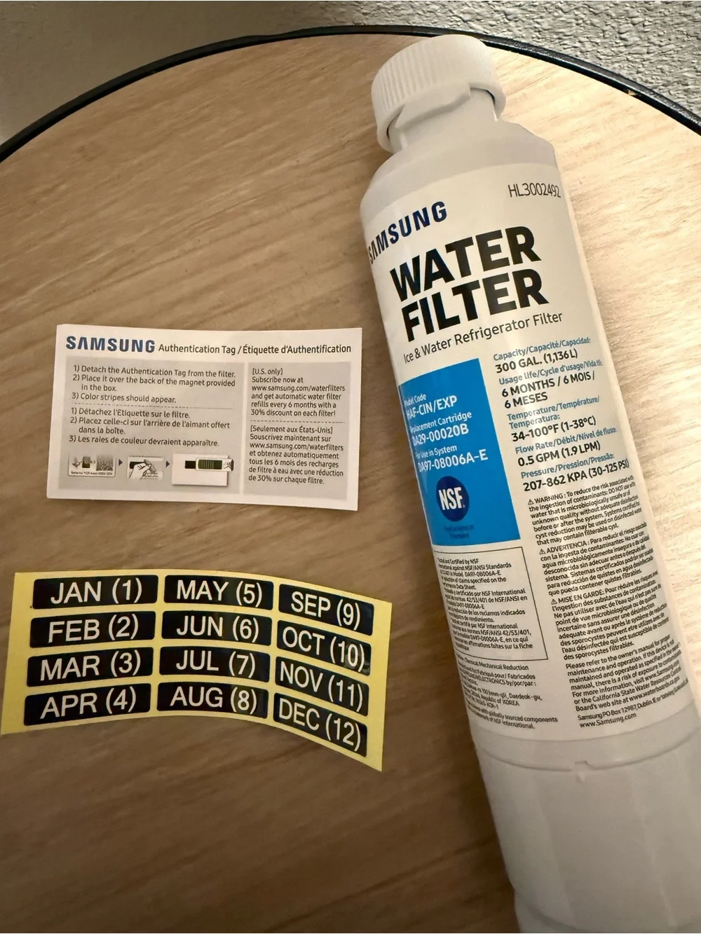 Samsung Water Filter HAF-CIN/EXP - never used
